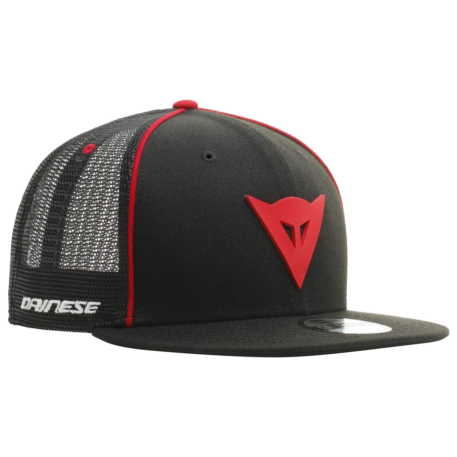 Dainese Herren Dainese 9fifty Trucker Snapback Cap Baseballkappe Sommer, Schwarz/Rot, Einheitsgröße von Dainese