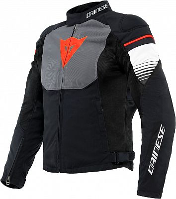 Dainese Air Fast, Textiljacke - Schwarz/Grau/Weiß - 46 von Dainese