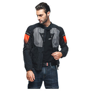 Dainese Air Fast Textiljacke Schwarz Grau Rot von Dainese