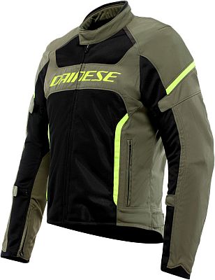 Dainese Air Frame 3, Textiljacke - Oliv/Schwarz/Neon-Gelb - 48 von Dainese