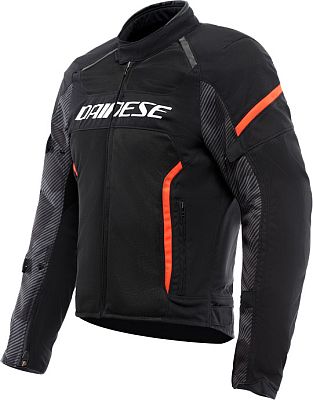 Dainese Air Frame 3, Textiljacke - Schwarz/Neon-Rot - 50 von Dainese