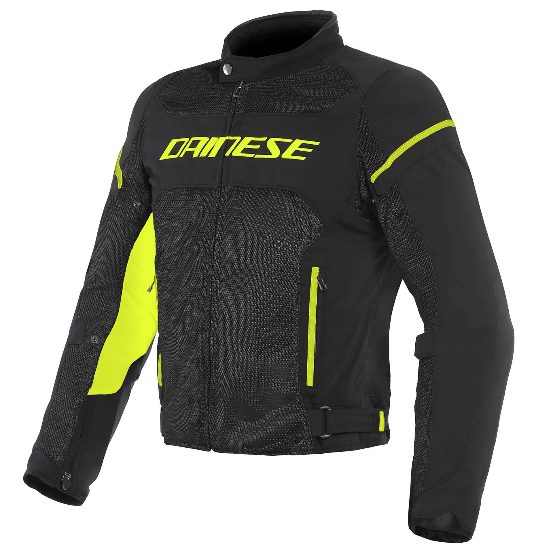 Dainese Unisex 1735196_n49_44 Motorradjacke , Schwarz/Schwarz/Fluo-Gelb , 44 EU von Dainese