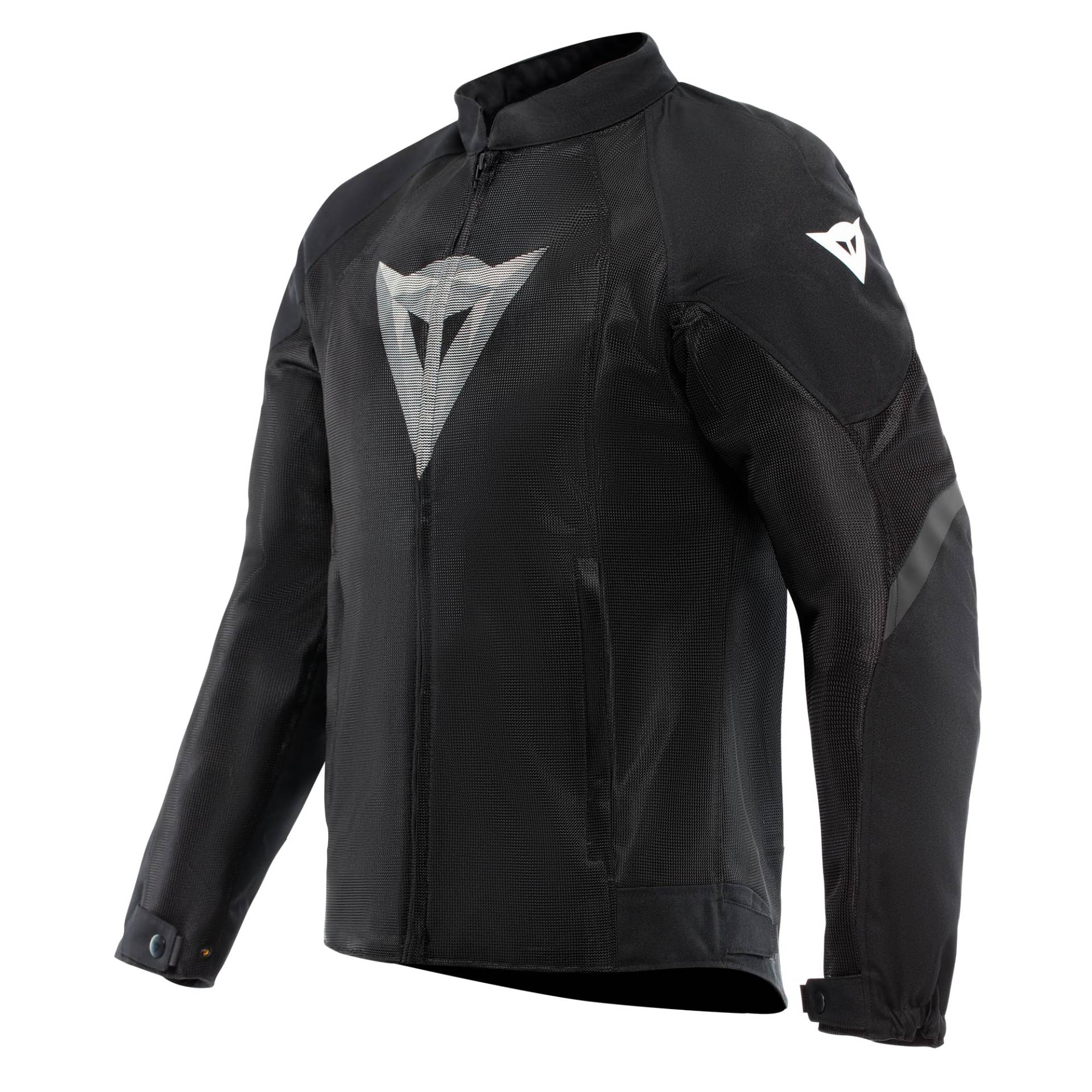 Dainese - Air Graphics Tex Jacket, Sommer Motorradjacke, belüftet und leicht, mit weichen Protektoren an Schultern und Ellenbogen, Mann, Schwarz/Weiß Diamant, 50 von Dainese