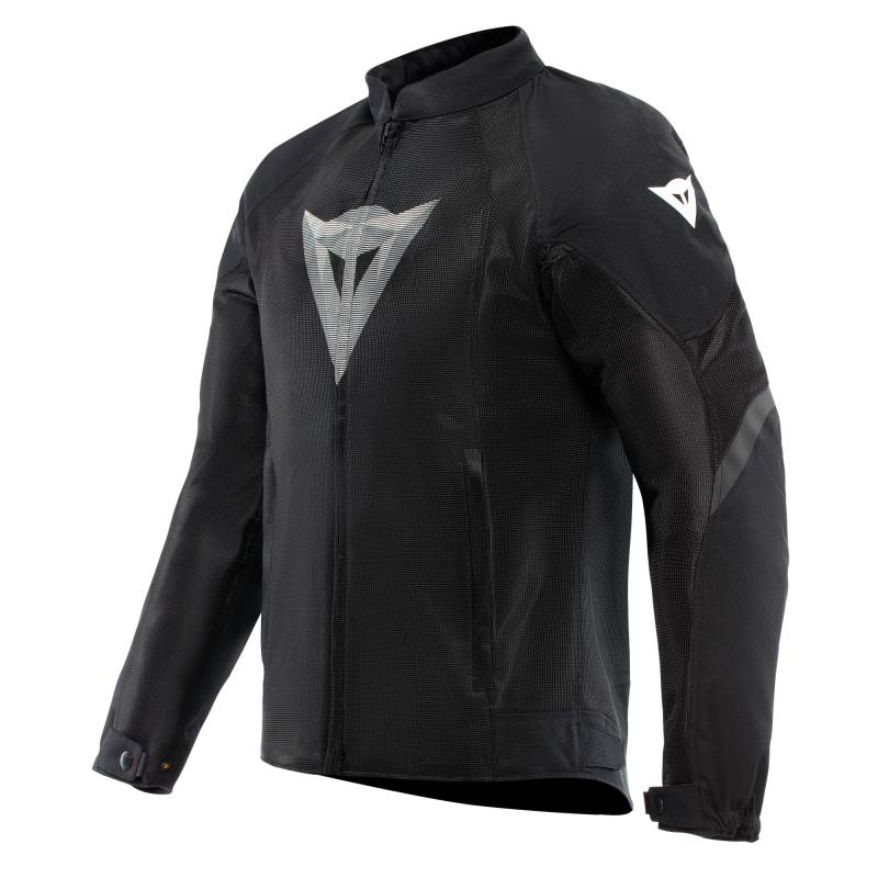 Dainese - Air Graphics Tex Jacket, Sommer Motorradjacke, belüftet und leicht, mit weichen Protektoren an Schultern und Ellenbogen, Mann, Schwarz/Weiß Diamant, 56 von Dainese