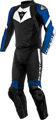 Dainese Avro 4, Lederkombi 2tlg. - Schwarz/Weiß/Blau - 50 von Dainese