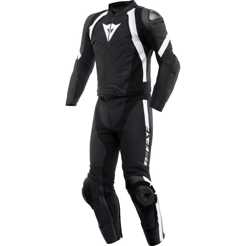 Dainese Avro 4 2-Teiler Motorrad Lederkombi (Black/White,48) von Dainese