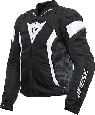 Dainese Avro 5, Textiljacke - Schwarz/Weiß - 46 von Dainese