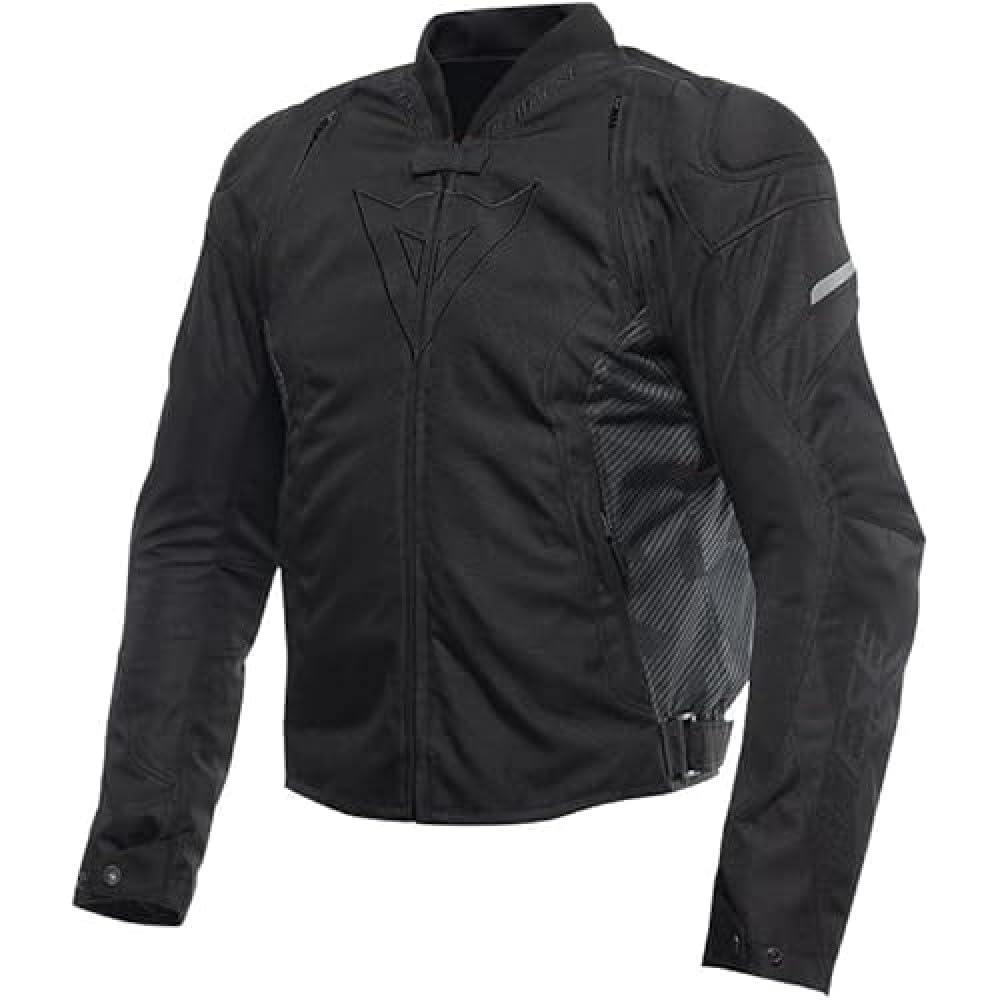 Dainese - Avro 5 Tex Jacket, Stoff-Motorradjacke mit Schulterprotektoren, Mann, Schwarz/Schwarz/Schwarz, 60 von Dainese