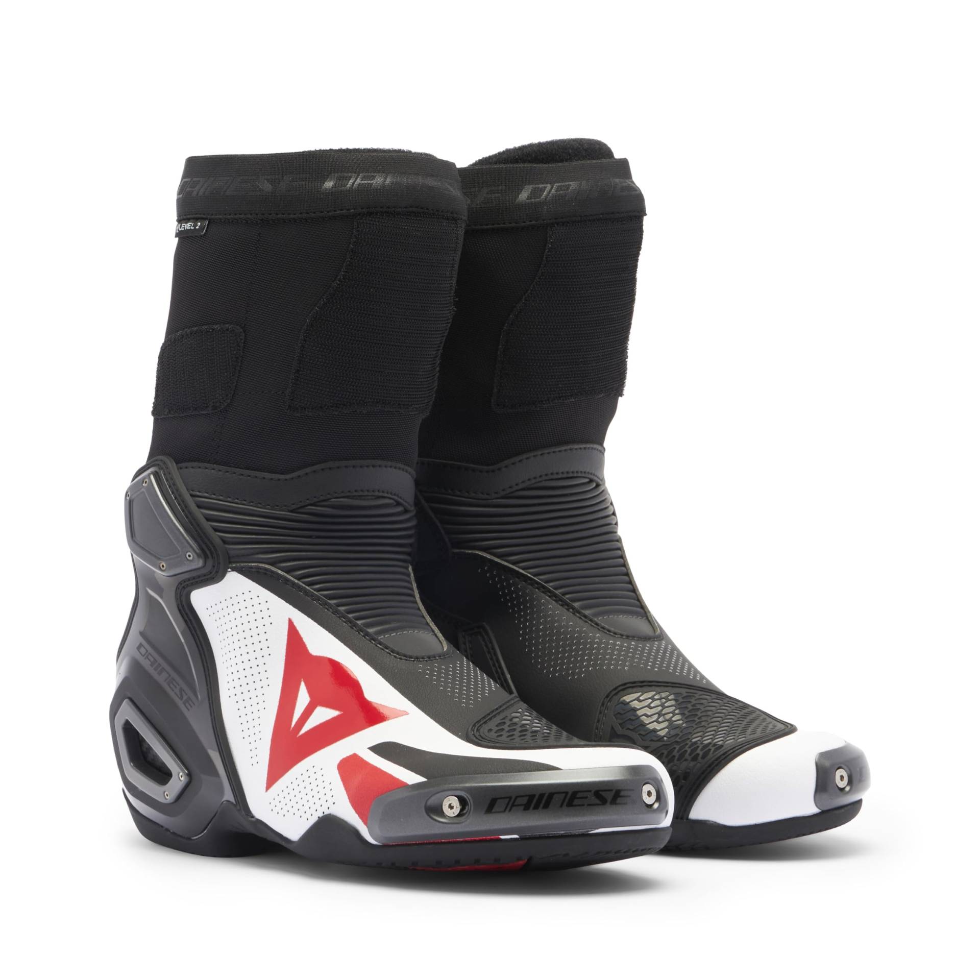 Dainese Axial 2 Air Sportstiefel (Schwarz/Weiß/Rot), 43 von Dainese