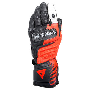 Dainese Carbon 4 Long Handschuhe Schwarz Rot Weiss von Dainese