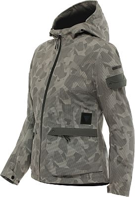 Dainese Centrale Camo, Textiljacke wasserdicht Damen - Hellgrau/Grau - 44 von Dainese