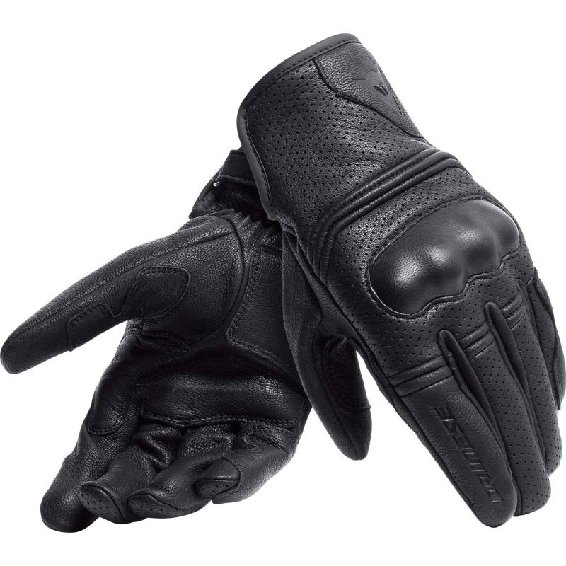 Dainese - Corbin Air Unisex Gloves, Motorradhandschuhe Herren und Damen, Handschuhe Moto aus 100% Schafsleder, Weich, Widerstandsfähig mit Knöchelschutz und Verstärkter Handfläche, Schwarz von Dainese