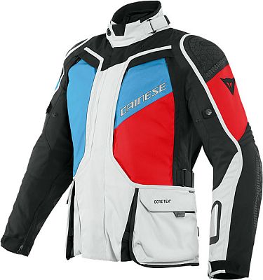 Dainese D-Explorer 2, Textiljacke Gore-Tex - Grau/Blau/Rot/Schwarz - 46 von Dainese