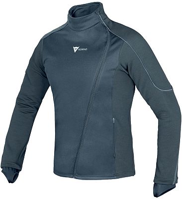 Dainese D-Mantle Fleece WS, Funktionsjacke - Schwarz/Schwarz/Grau - L von Dainese