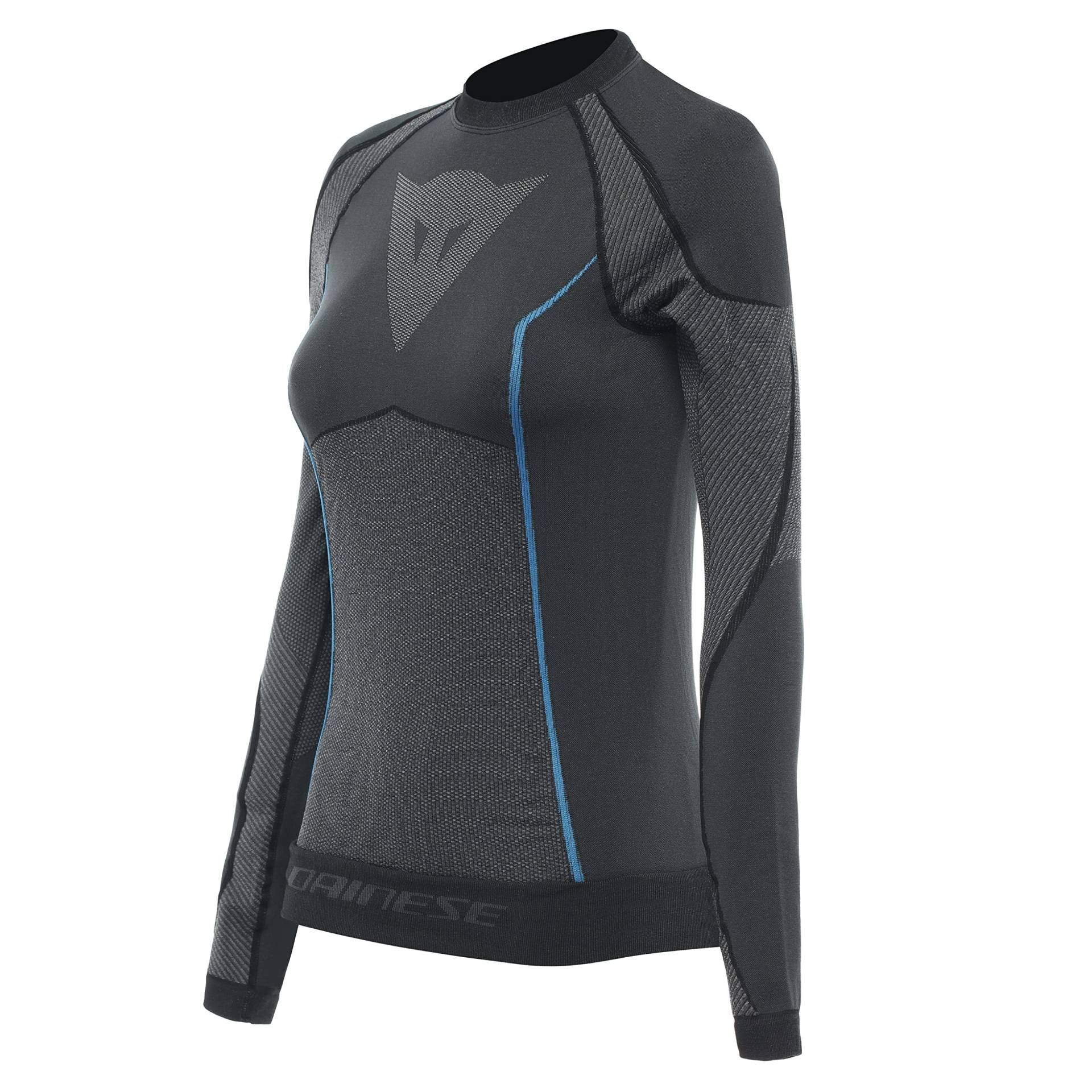 Dainese Damen Dry LS Lady Baselayer-Shirt, Schwarz/Blau, L/XL von Dainese