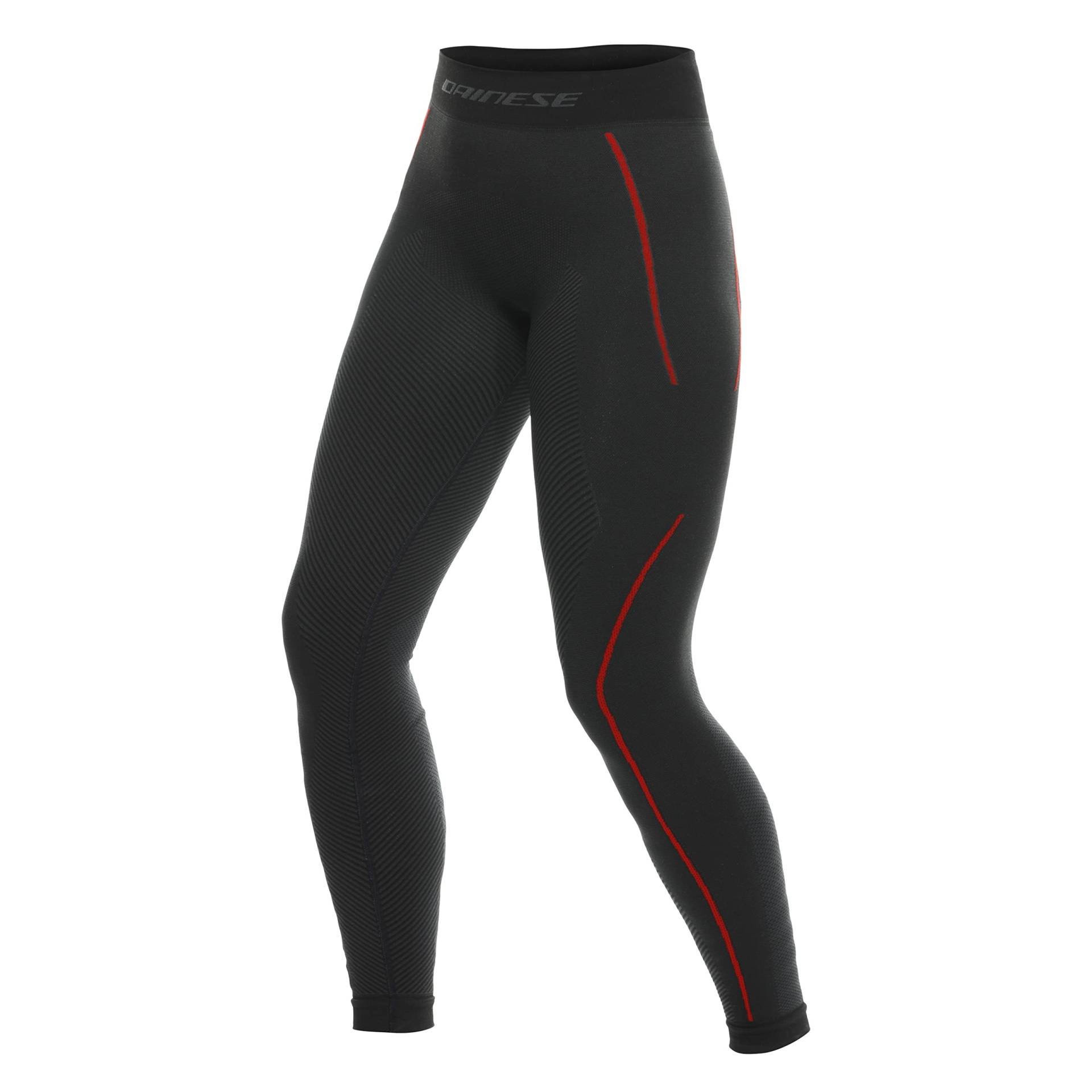 Dainese Damen Thermo Pants Lady Baselayer-Hose, Schwarz/Rot, L/XL von Dainese