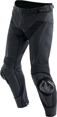 Dainese Delta 4, Lederhose perforiert - Schwarz/Schwarz - 48 von Dainese