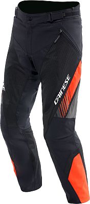 Dainese Drake 2 Air, Textilhose wasserdicht - Schwarz/Neon-Rot - 50 von Dainese