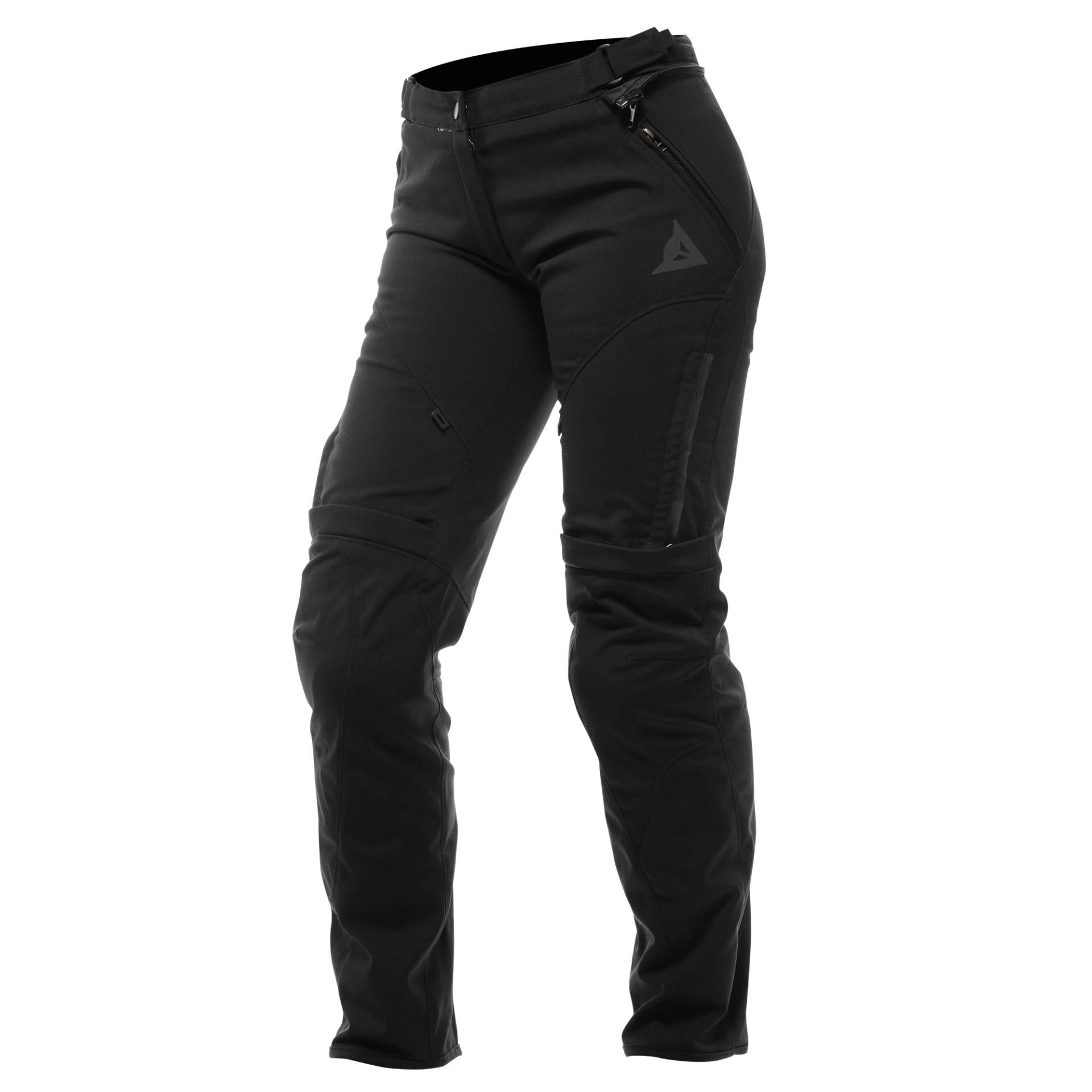 Dainese - Drake 2 Air Tex Pants Wmn, Stoff-Motorradhose, Stretch, mit Protektoren, Frau, Schwarz/Schwarz, 50 von Dainese