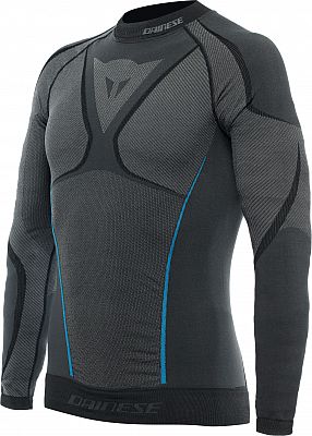 Dainese Dry, Funktionsshirt langarm - Schwarz/Blau - L von Dainese