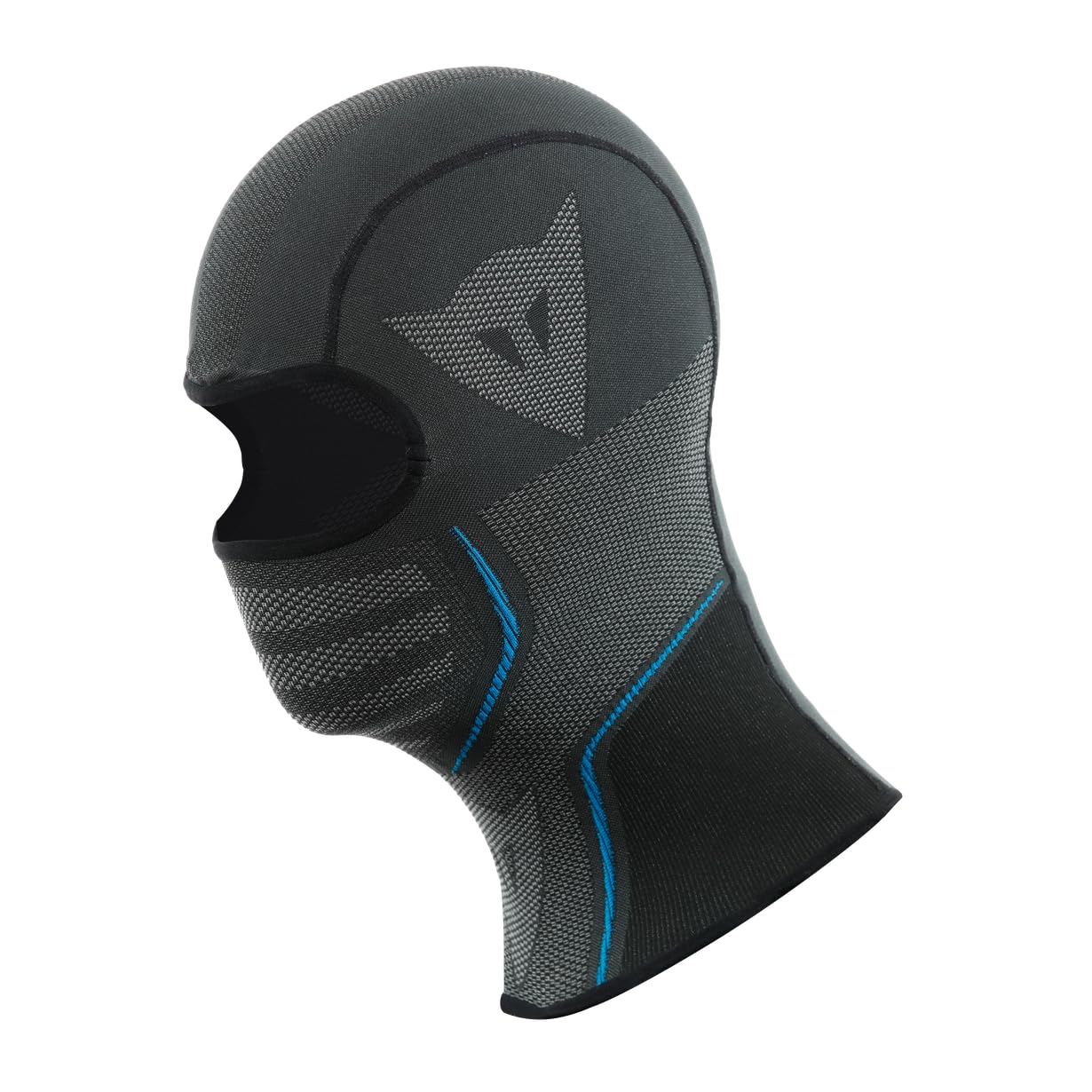 Dainese - Dry Balaclava, Motorrad Sturmhaube Schwarz für Herren und Damen, Universalgröße, Sturmhaube Motorrad Unisex, für 4 Jahreszeiten, Sommer und Winter, Made in Italy, Schwarz/Blau von Dainese