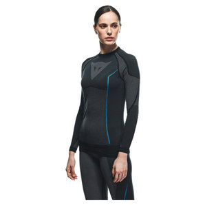 Dainese Dry LS Lady Funktionsshirt Schwarz Blau von Dainese