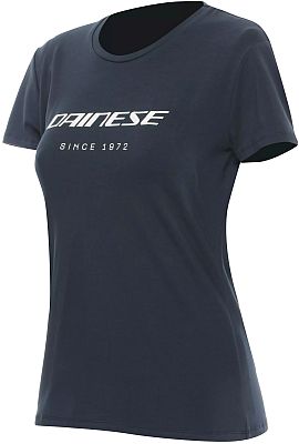 Dainese Essence Wordmark, T-Shirt Damen - Schwarz/Weiß - L von Dainese