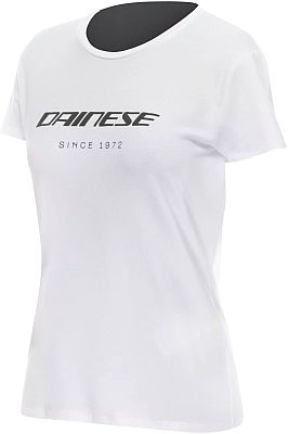 Dainese Essence Wordmark, T-Shirt Damen - Weiß/Schwarz - M von Dainese