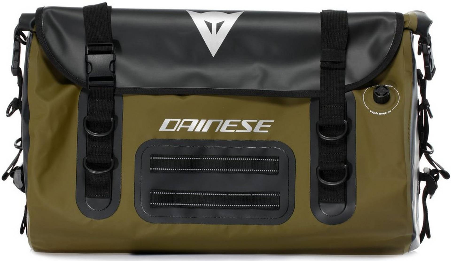 Dainese - Explorer Wp Duffel Bag 45L, Motorrad-Reisetasche, wasserdichtes Material, PVC, für Männer und Frauen, Schwarz/Grün, N von Dainese