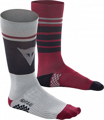 Dainese HG, Socken - Weiß/Rot/Dunkelblau - L von Dainese