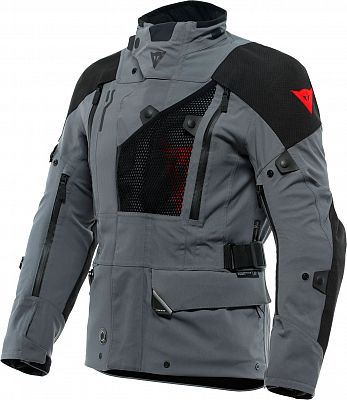 Dainese Hekla, Textiljacke wasserdicht - Grau/Schwarz - 46 von Dainese