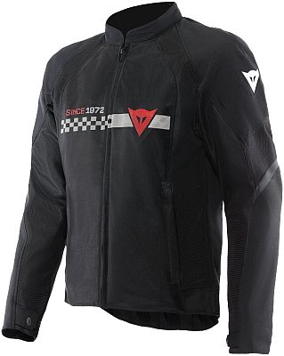 Dainese Herosphere Air Stripes, Textiljacke - Schwarz/Weiß/Rot - 50 von Dainese