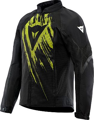 Dainese Herosphere Diamond, Textiljacke - Schwarz/Neon-Gelb/Grau - 52 von Dainese