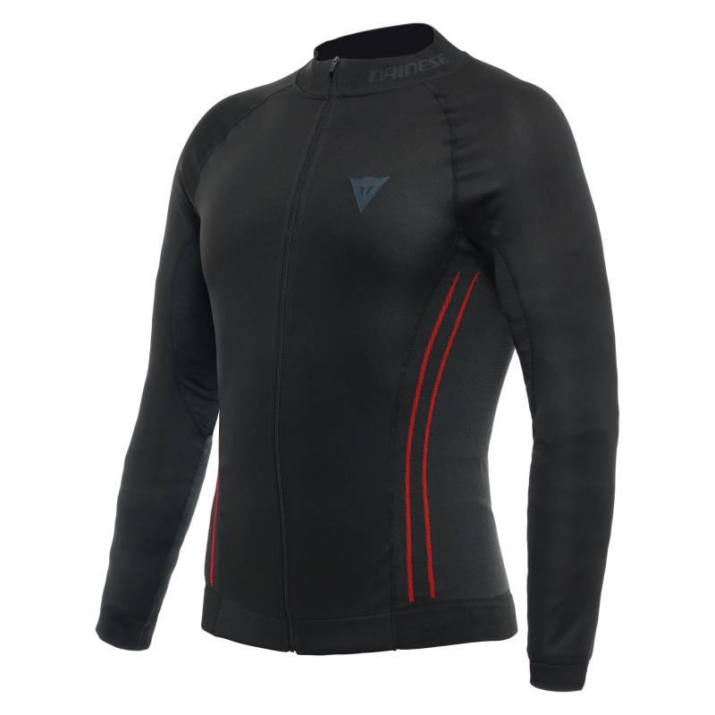 Dainese Herren No Wind Thermo LS Baselayer-Shirt, Schwarz/Rot, L von Dainese