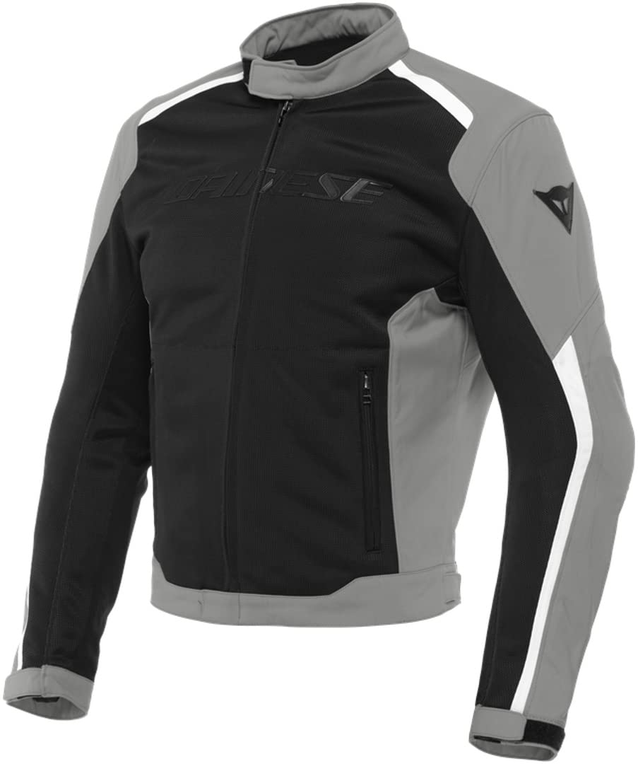 Dainese Hydraflux 2 Air D-Dry Jacket, Motorradjacke Sommer mit Abnehmbarem Wasserdichtem Futter, Herren, Schwarz/Charcoal-Gray, 64 von Dainese