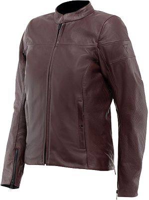 Dainese Itinere, Lederjacke Damen - Dunkelrot - 42 von Dainese