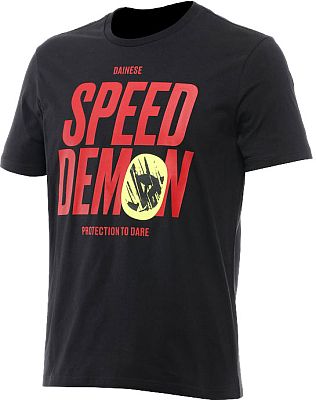 Dainese Knee Down, T-Shirt - Schwarz/Rot - L von Dainese