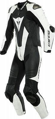 Dainese Laguna Seca 5, Lederkombi 1tlg. perforiert - Schwarz/Weiß - 48 von Dainese