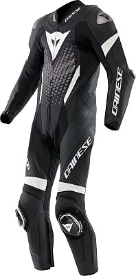 Dainese Laguna Seca 6, Lederkombi 1tlg. perforiert - Schwarz/Weiß/Grau - 44 von Dainese