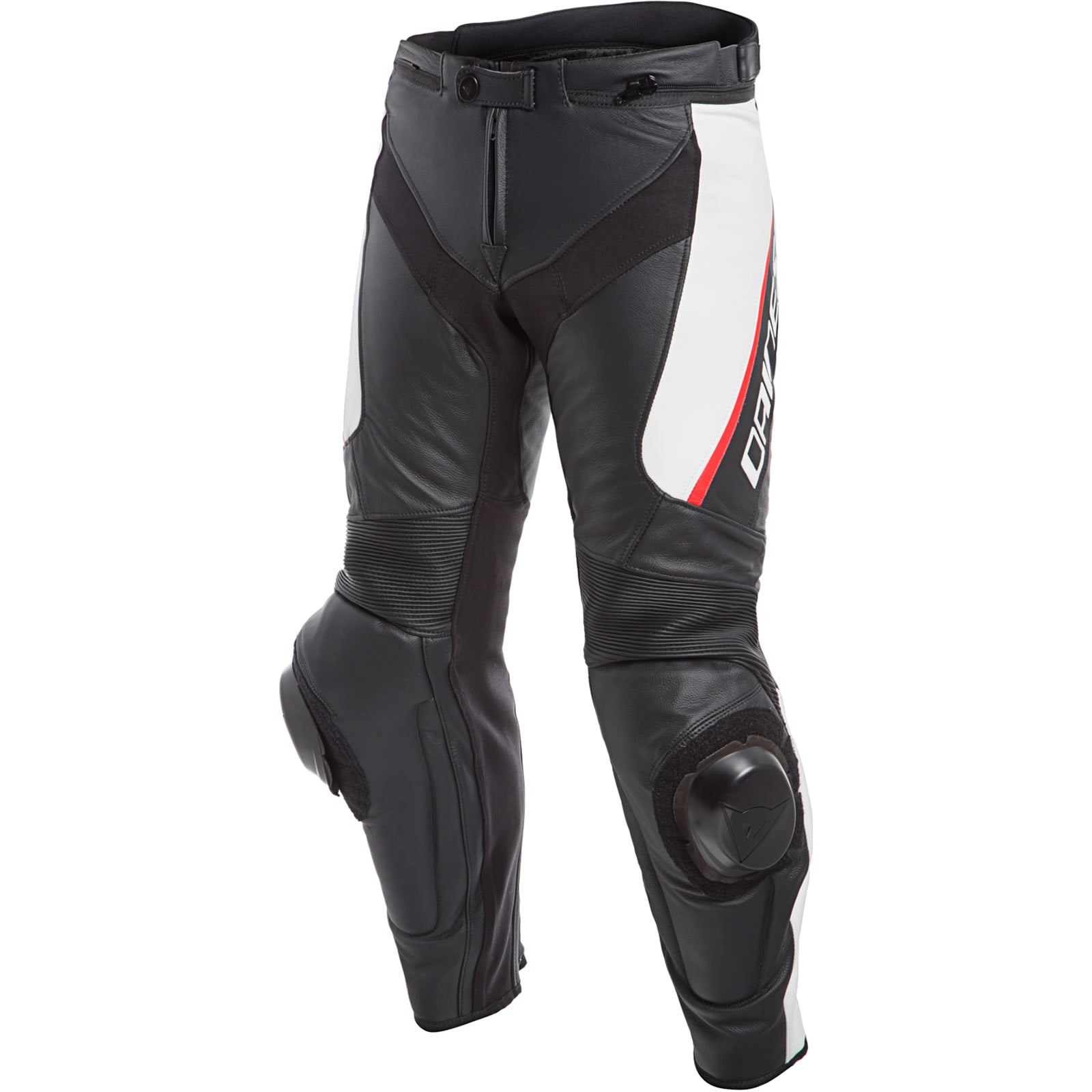 Dainese Lederhose Delta 3, schwarz/weiß/rot, Größe 56 von Dainese