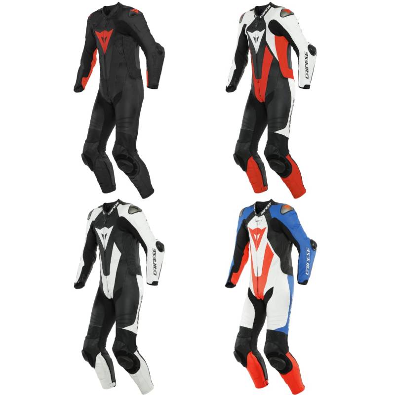 Dainese Lederkombi Laguna Seca 5 Perforiert Einteiler, WHITE/BLACK, 54 von Dainese