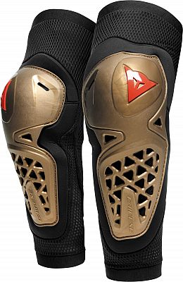 Dainese MX1, Ellenbogenprotektoren Level-1 - Schwarz/Kupfer/Rot - M von Dainese