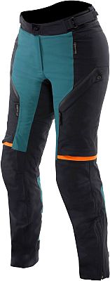 Dainese Mangen Absøluteshell, Textilhose D-Dry Damen - Blau/Schwarz/Orange - 38 von Dainese