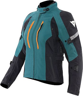 Dainese Mangen Absøluteshell, Textiljacke wasserdicht Damen - Blau/Schwarz/Orange - 42 von Dainese