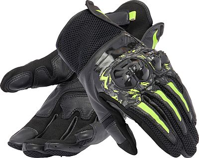 Dainese Mig 3, Handschuhe - Schwarz/Grau/Neon-Gelb - L von Dainese