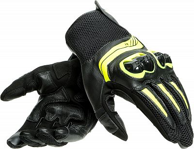 Dainese Mig 3, Handschuhe Unisex - Schwarz/Neon-Gelb - L von Dainese