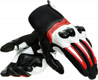 Dainese Mig 3, Handschuhe Unisex - Schwarz/Weiß/Rot - M von Dainese