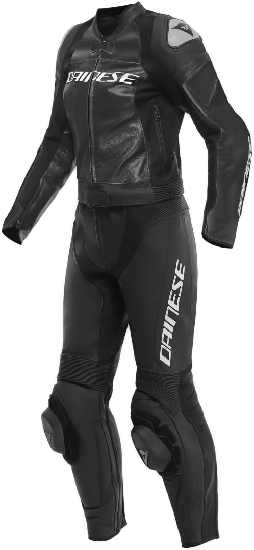 Dainese Mirage 2-Teiler Damen Motorrad Lederkombi, schwarz/weiß, 44 von Dainese