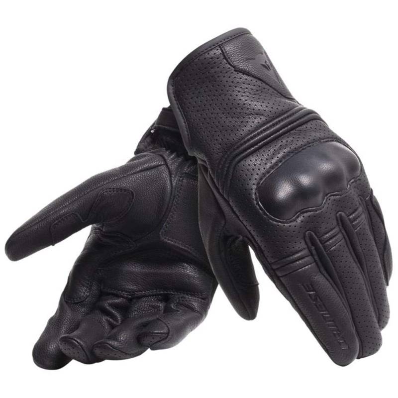 Dainese - Corbin Air Unisex Gloves, Motorradhandschuhe Herren und Damen, Handschuhe Moto aus 100% Schafsleder, Weich, Widerstandsfähig mit Knöchelschutz und Verstärkter Handfläche, Schwarz von Dainese