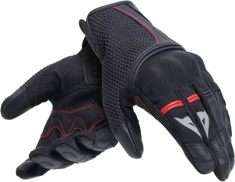 Dainese - Namib Gloves, Sommer Motorradhandschuhe, mit elastischem und belüftetem Stoff, Touchscreen, Mann, Schwarz/Schwarz, XXXL von Dainese